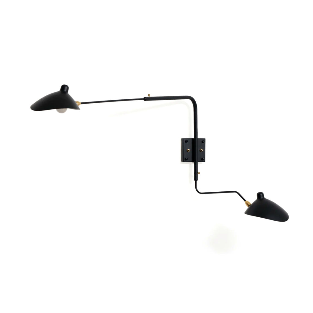 Applique Murale Bras Long Articulé, Métal Aluminium Design Aérien