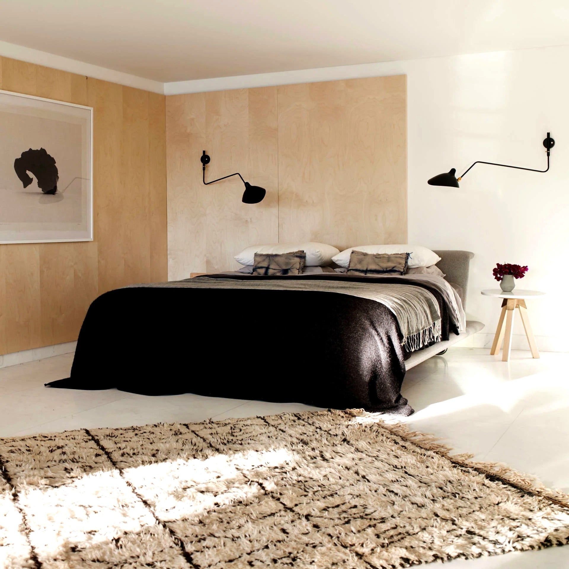Applique Murale Bras Long Articulé, Métal Aluminium Design Aérien
