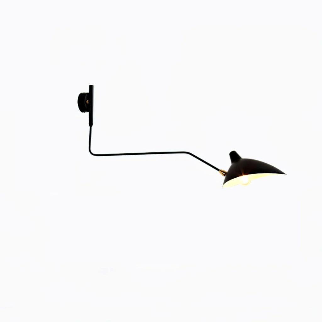 Applique Murale Bras Long Articulé, Métal Aluminium Design Aérien