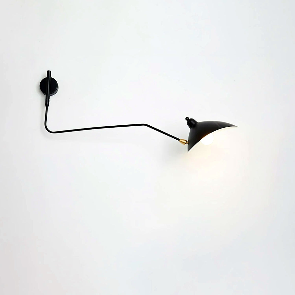 Applique Murale Bras Long Articulé, Métal Aluminium Design Aérien