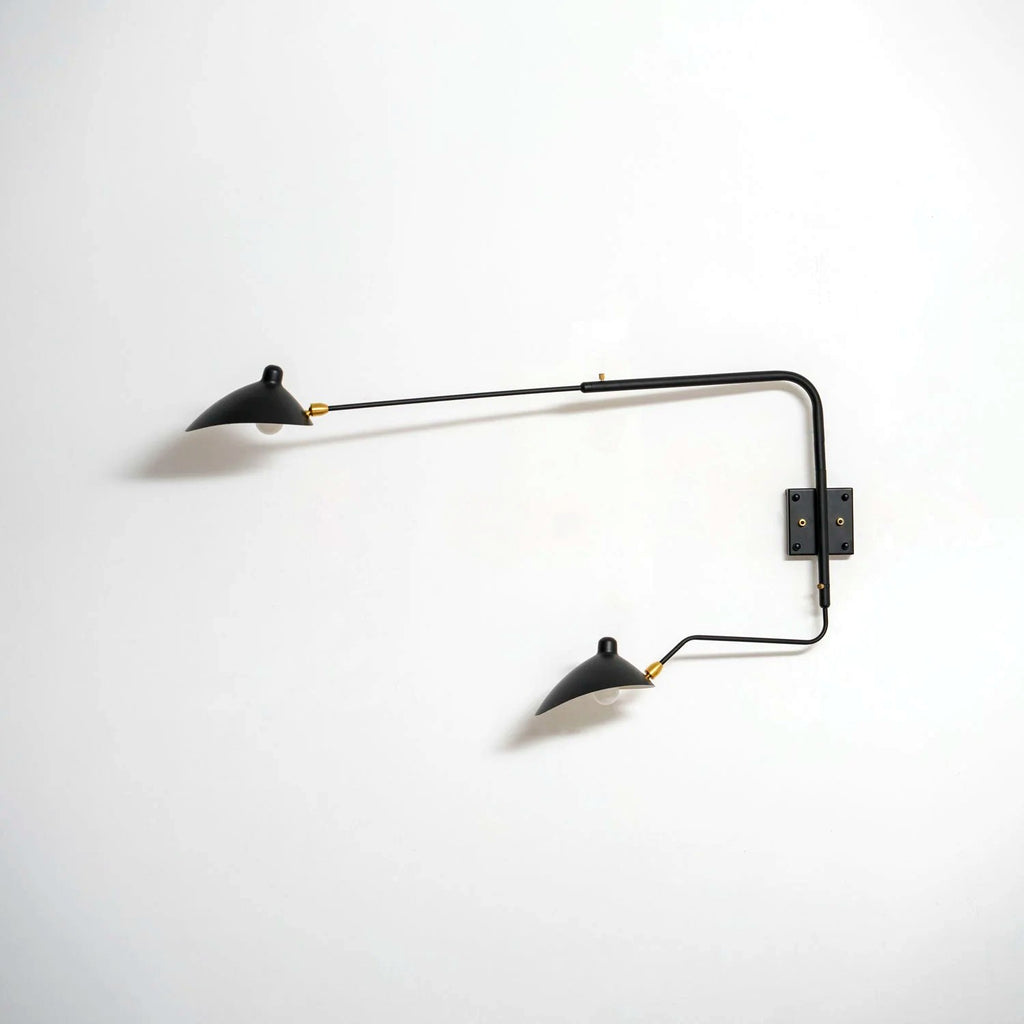 Applique Murale Bras Long Articulé, Métal Aluminium Design Aérien