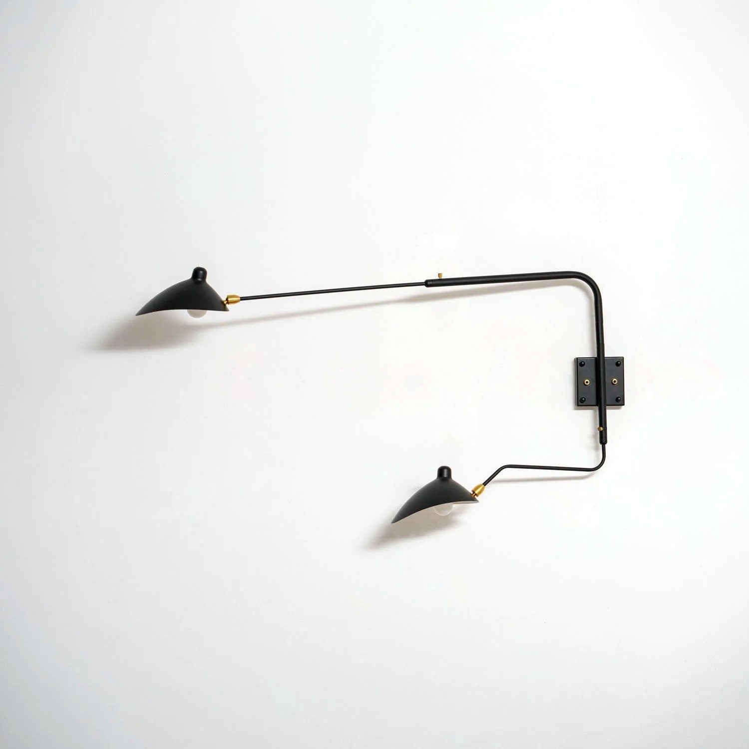 Applique Murale Bras Long Articulé, Métal Aluminium Design Aérien