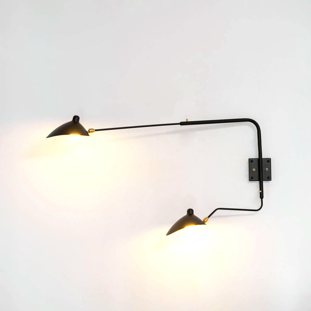 Applique Murale Bras Long Articulé, Métal Aluminium Design Aérien