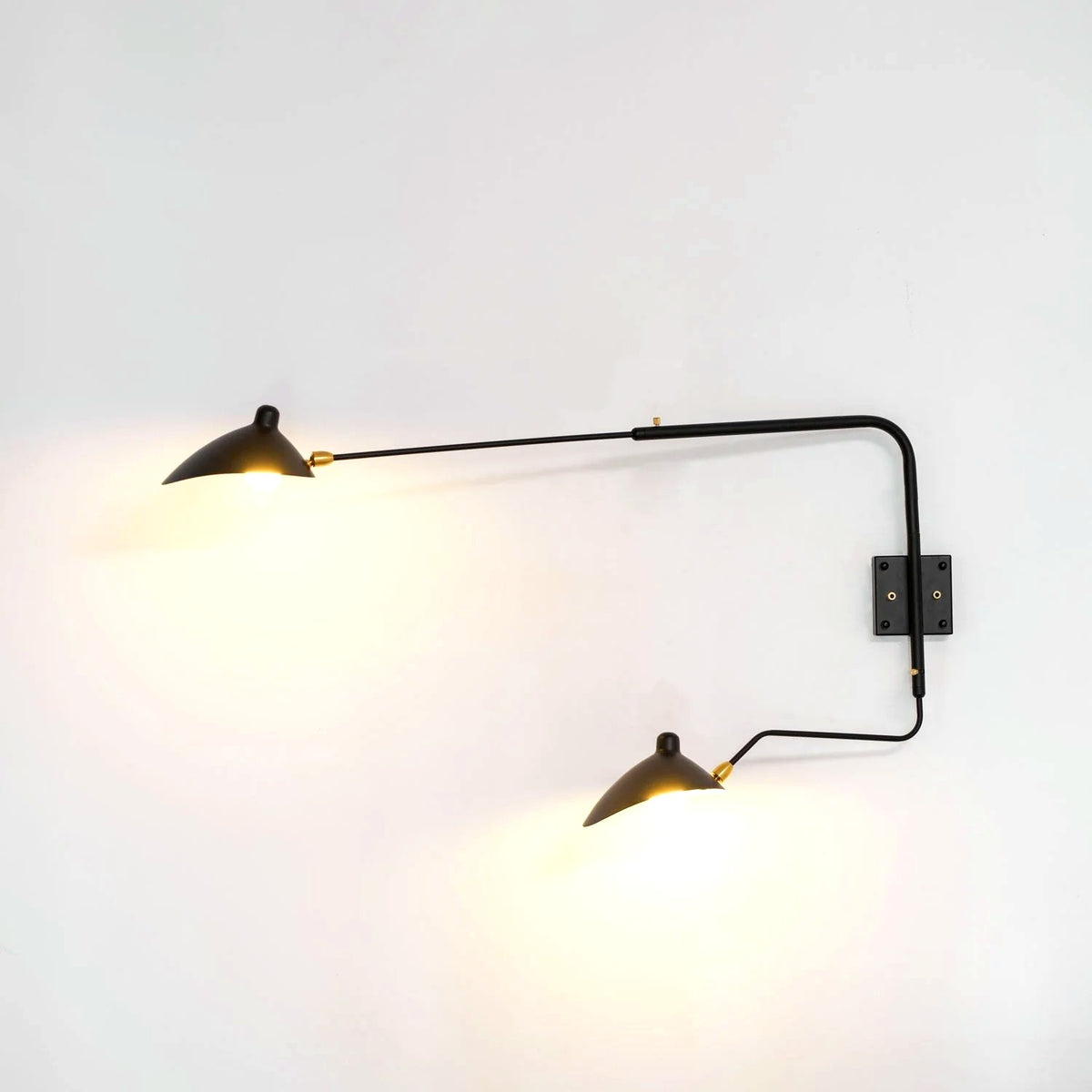 Applique Murale Bras Long Articulé, Métal Aluminium Design Aérien