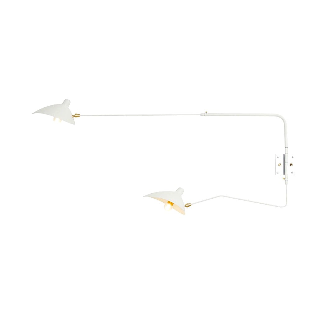 Applique Murale Bras Long Articulé, Métal Aluminium Design Aérien