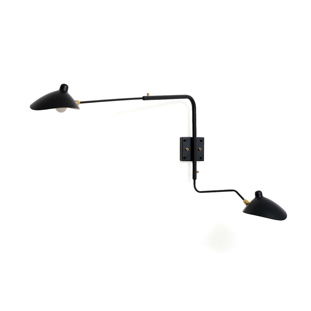 Applique Murale Bras Long Articulé, Métal Aluminium Design Aérien