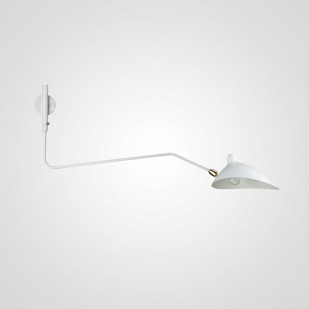 Applique Murale Bras Long Articulé, Métal Aluminium Design Aérien