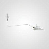 Applique Murale Bras Long Articulé, Métal Aluminium Design Aérien