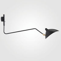 Applique Murale Bras Long Articulé, Métal Aluminium Design Aérien