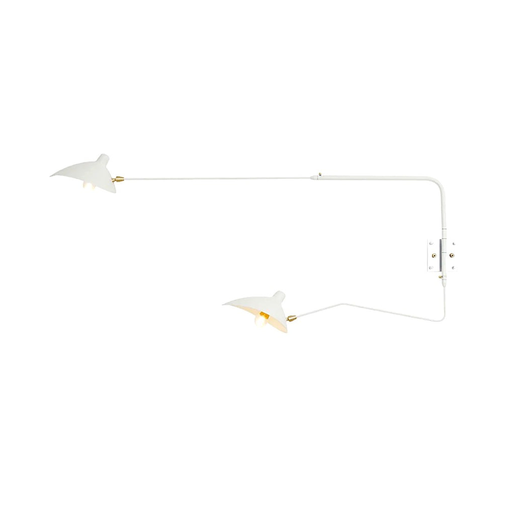 Applique Murale Bras Long Articulé, Métal Aluminium Design Aérien