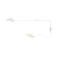 Applique Murale Bras Long Articulé, Métal Aluminium Design Aérien