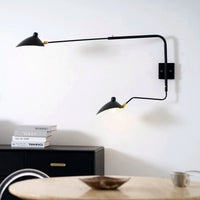 Applique Murale Bras Long Articulé, Métal Aluminium Design Aérien
