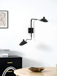 Applique Murale Bras Long Articulé, Métal Aluminium Design Aérien