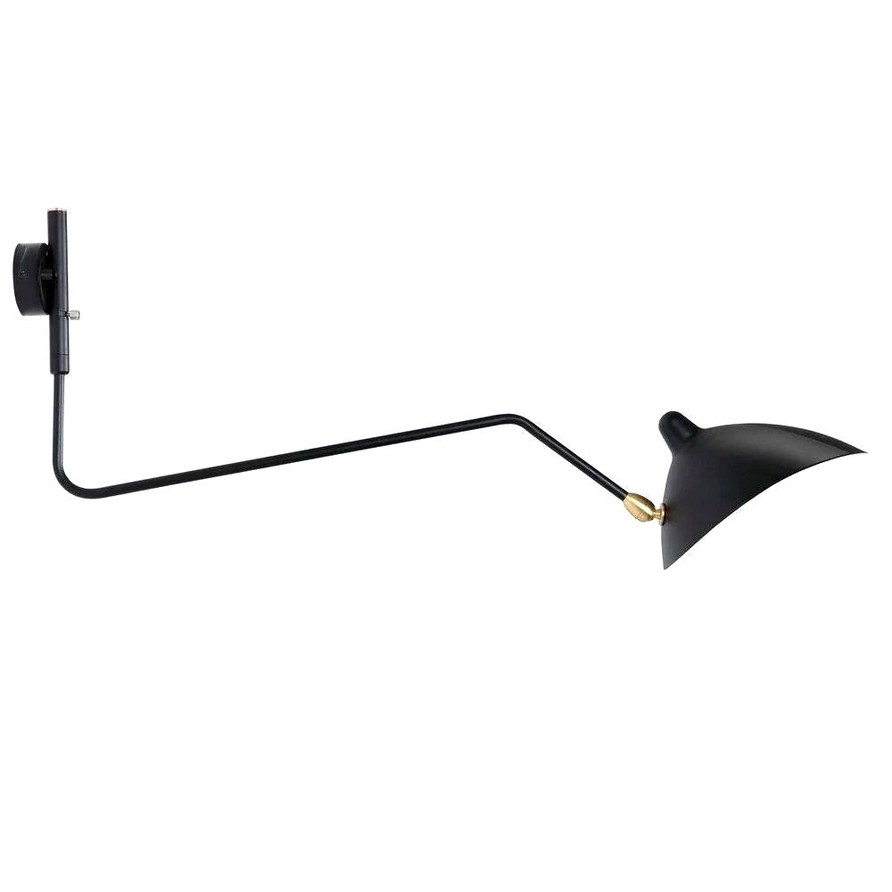 Applique Murale Bras Long Articulé, Métal Aluminium Design Aérien
