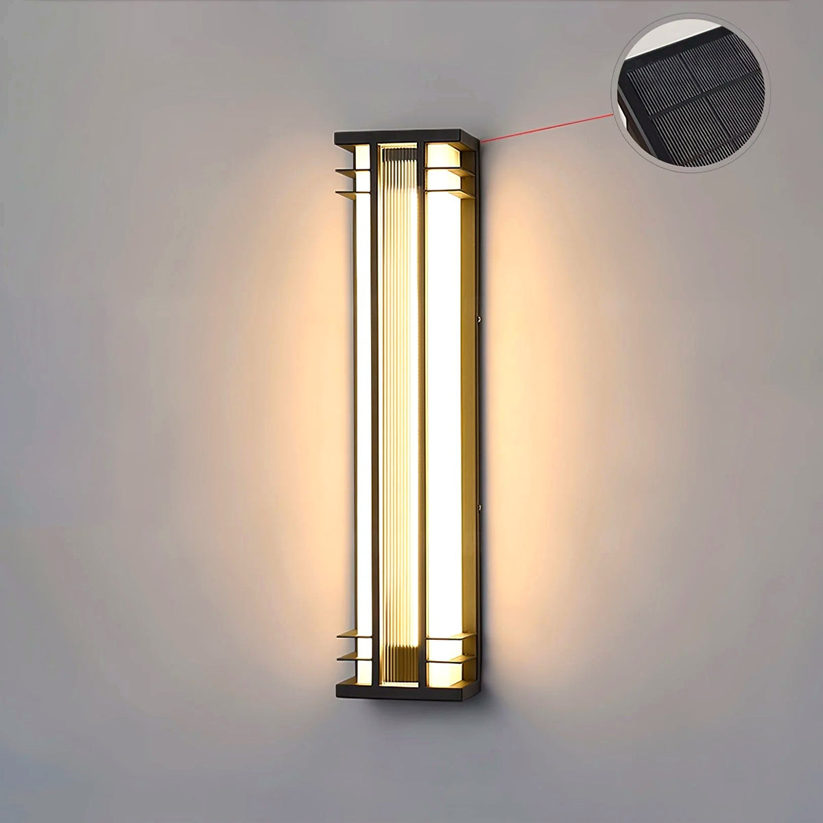 Applique Murale Extérieure Double Faisceau, Acier Inoxydable