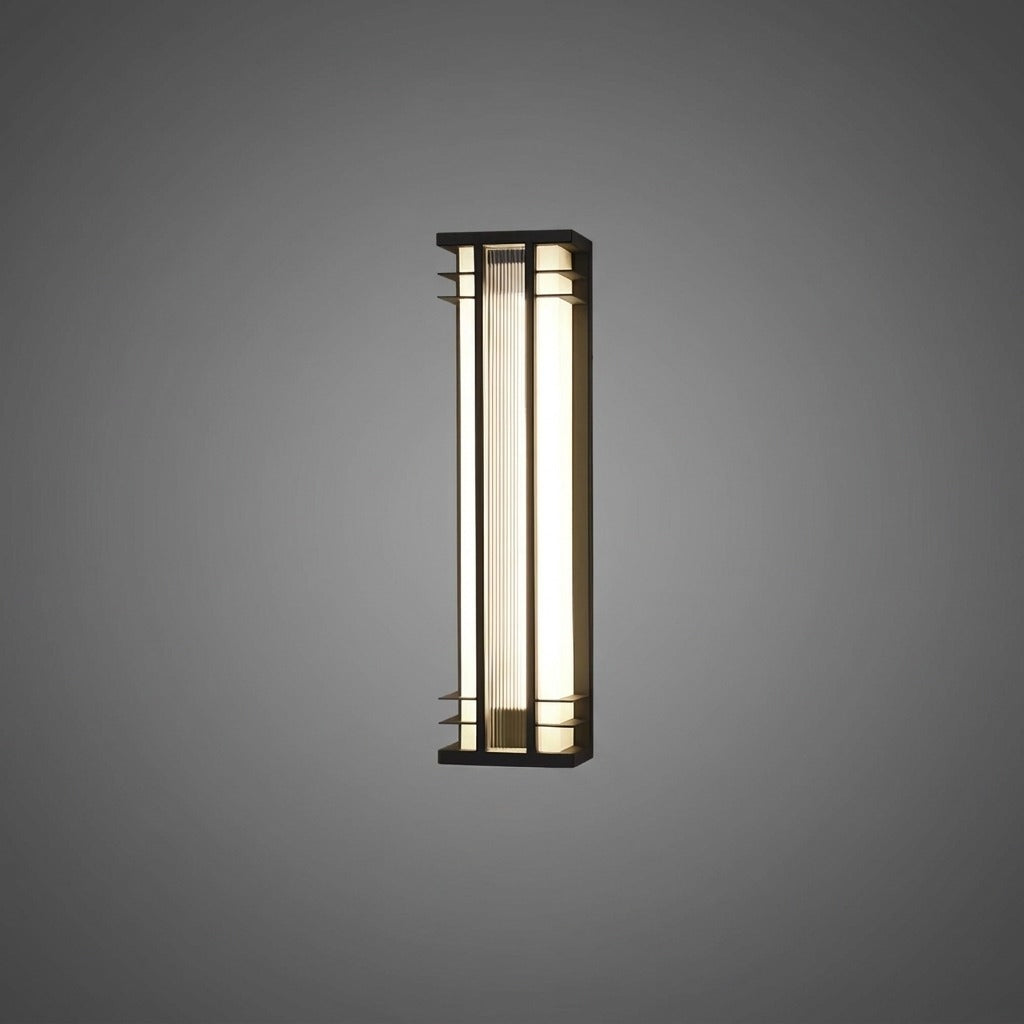 Applique Murale Extérieure Double Faisceau, Acier Inoxydable