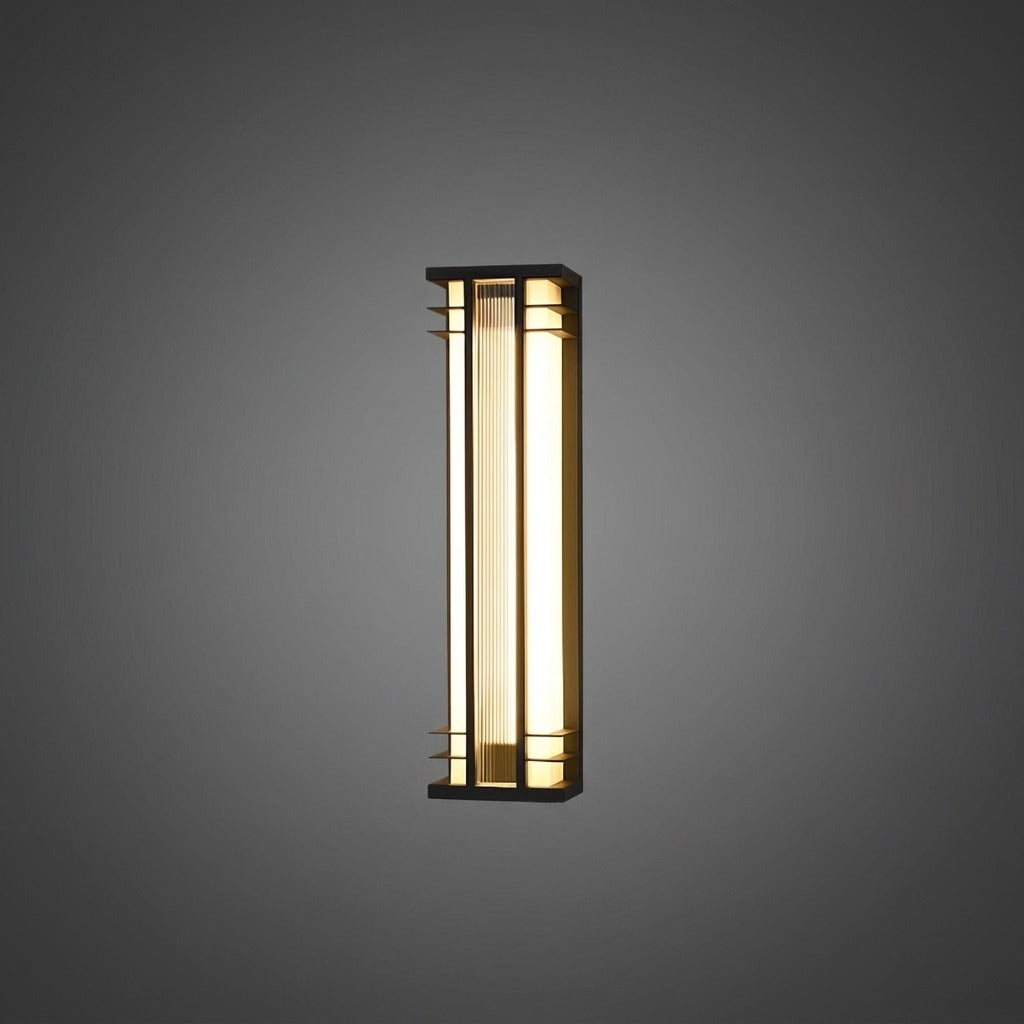 Applique Murale Extérieure Double Faisceau, Acier Inoxydable