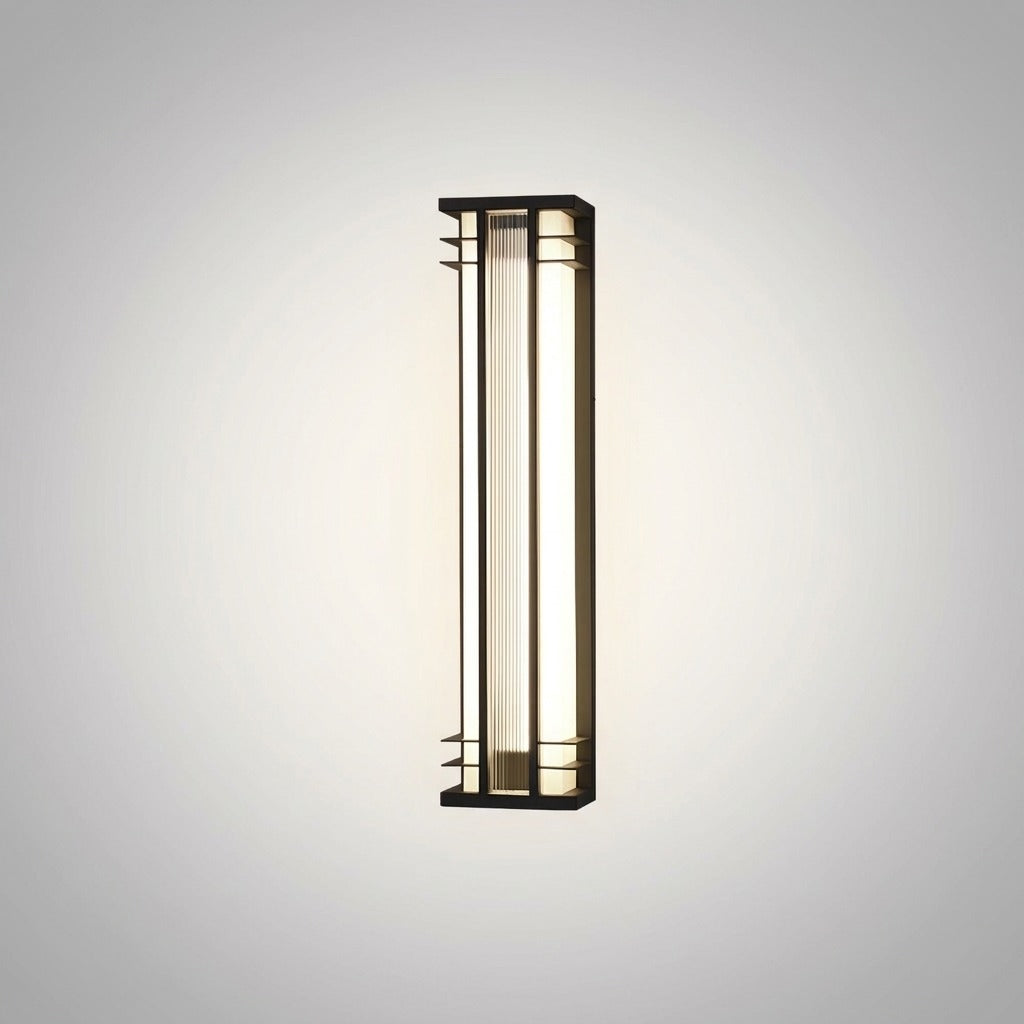 Applique Murale Extérieure Double Faisceau, Acier Inoxydable