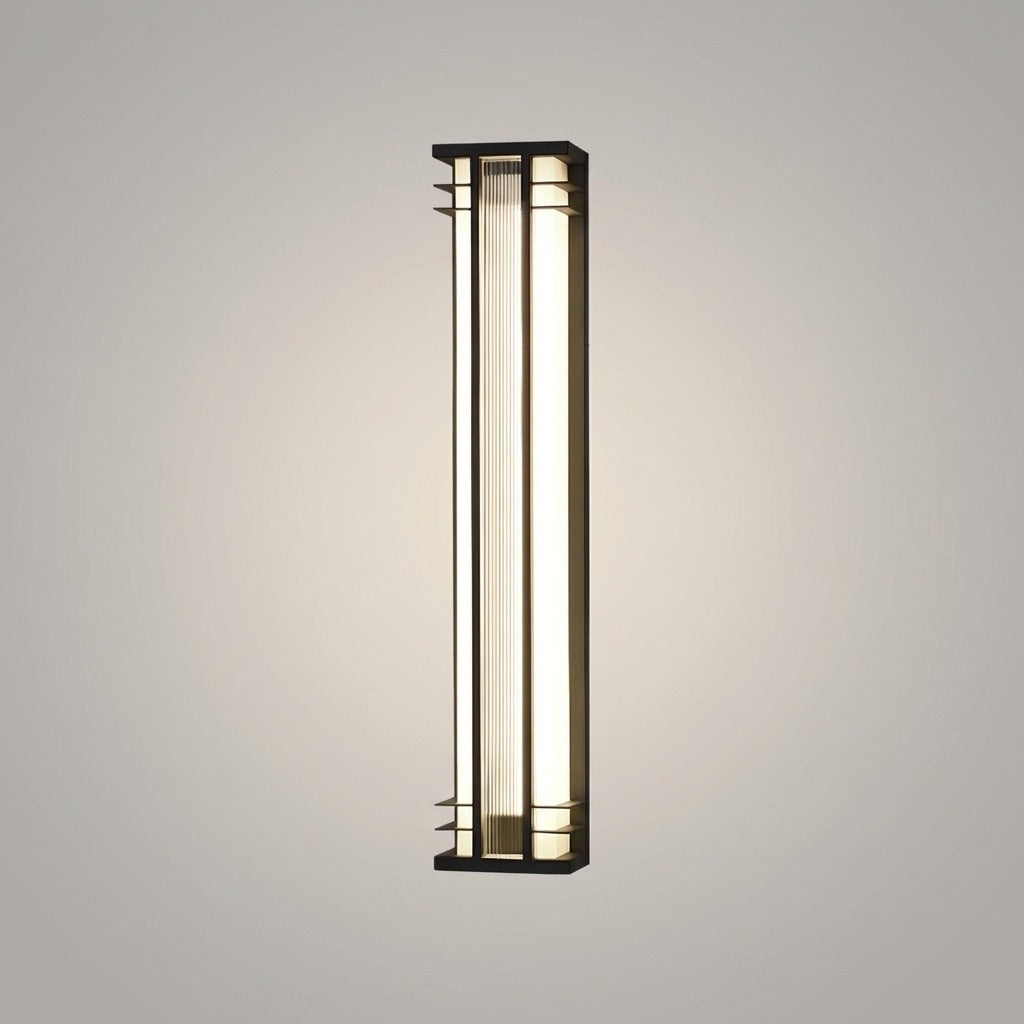 Applique Murale Extérieure Double Faisceau, Acier Inoxydable