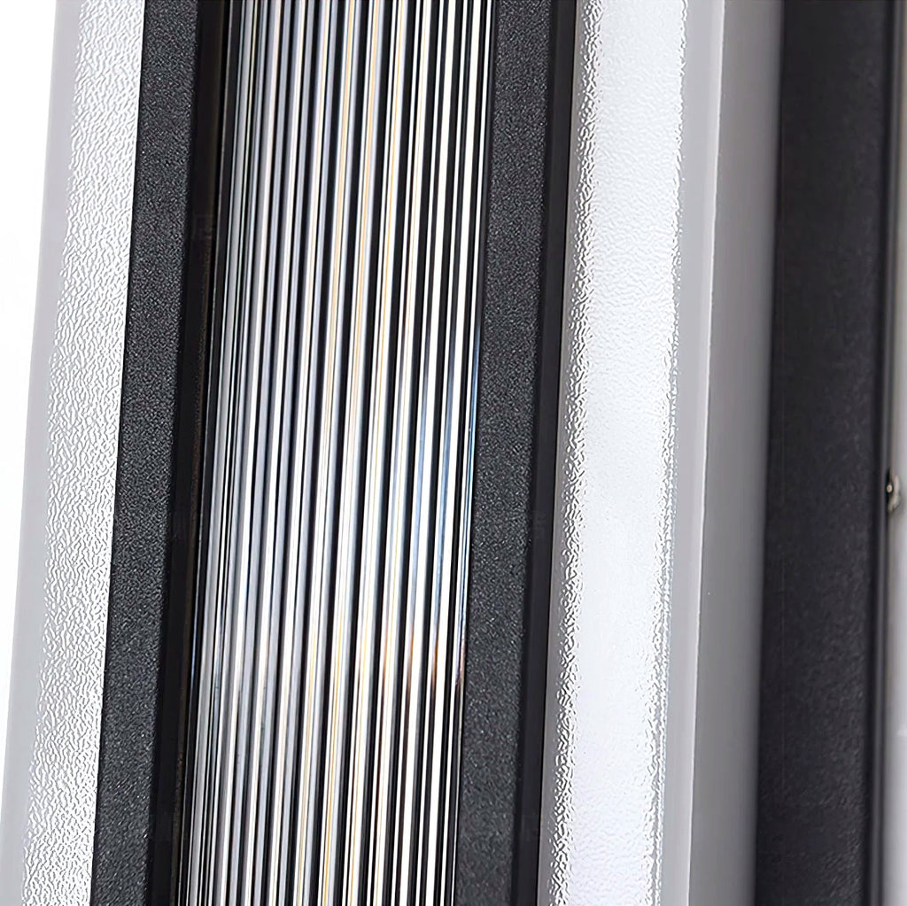 Applique Murale Extérieure Double Faisceau, Acier Inoxydable