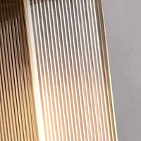Applique Murale Extérieure Étanche IP68, Métal Aspect Bois Brun