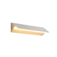 Applique Murale Extérieure LED Blanche Rectangulaire, Métal