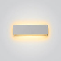Applique Murale Extérieure LED Blanche Rectangulaire, Métal