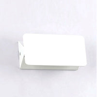 Applique Murale Extérieure LED Blanche Rectangulaire, Métal