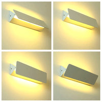 Applique Murale Extérieure LED Blanche Rectangulaire, Métal