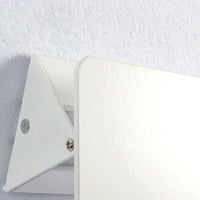 Applique Murale Extérieure LED Blanche Rectangulaire, Métal