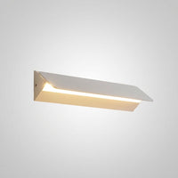 Applique Murale Extérieure LED Blanche Rectangulaire, Métal