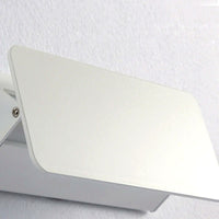 Applique Murale Extérieure LED Blanche Rectangulaire, Métal