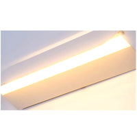 Applique Murale Extérieure LED Blanche Rectangulaire, Métal