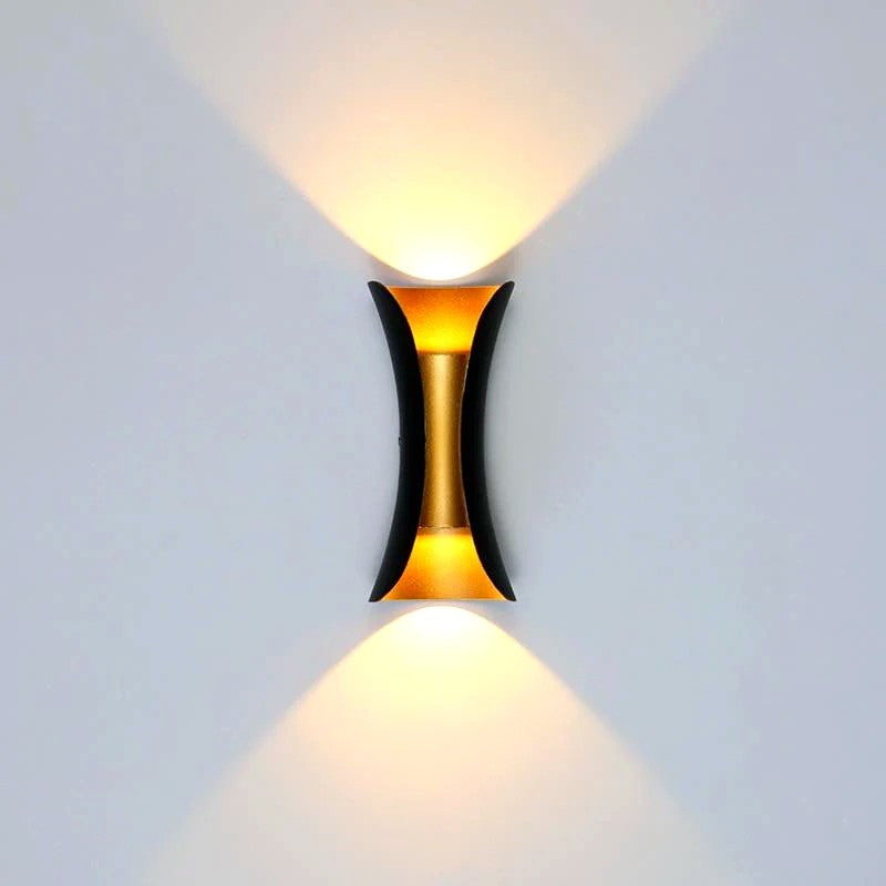 Applique Murale Extérieure LED IP65, Design Simple Moderne Métal, Cour