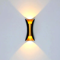 Applique Murale Extérieure LED IP65, Design Simple Moderne Métal, Cour