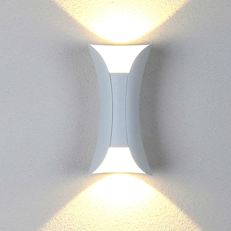 Applique Murale Extérieure LED IP65, Design Simple Moderne Métal, Cour