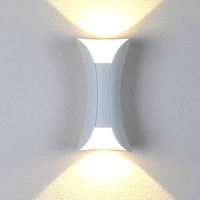 Applique Murale Extérieure LED IP65, Design Simple Moderne Métal, Cour