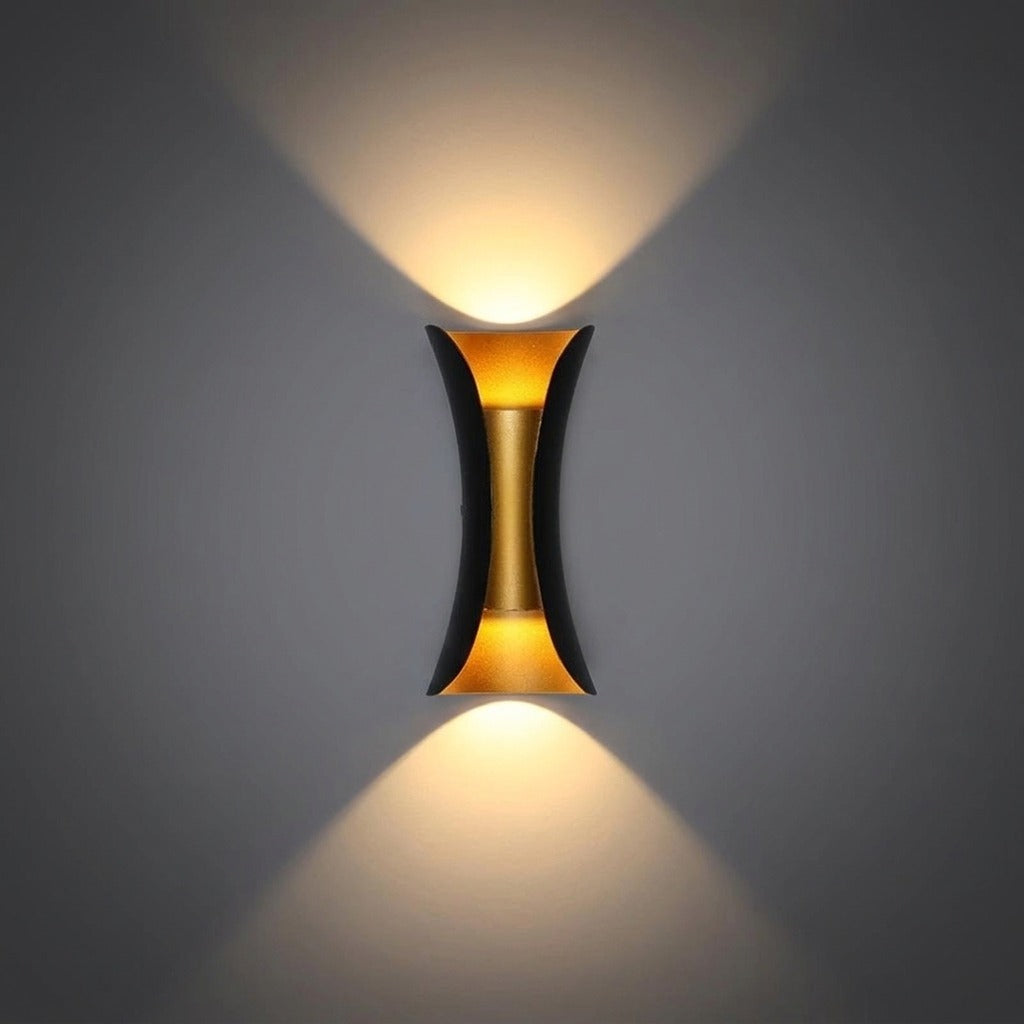 Applique Murale Extérieure LED IP65, Design Simple Moderne Métal, Cour