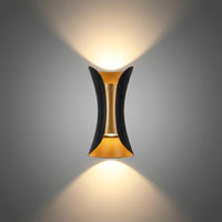 Applique Murale Extérieure LED IP65, Design Simple Moderne Métal, Cour