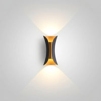 Applique Murale Extérieure LED IP65, Design Simple Moderne Métal, Cour