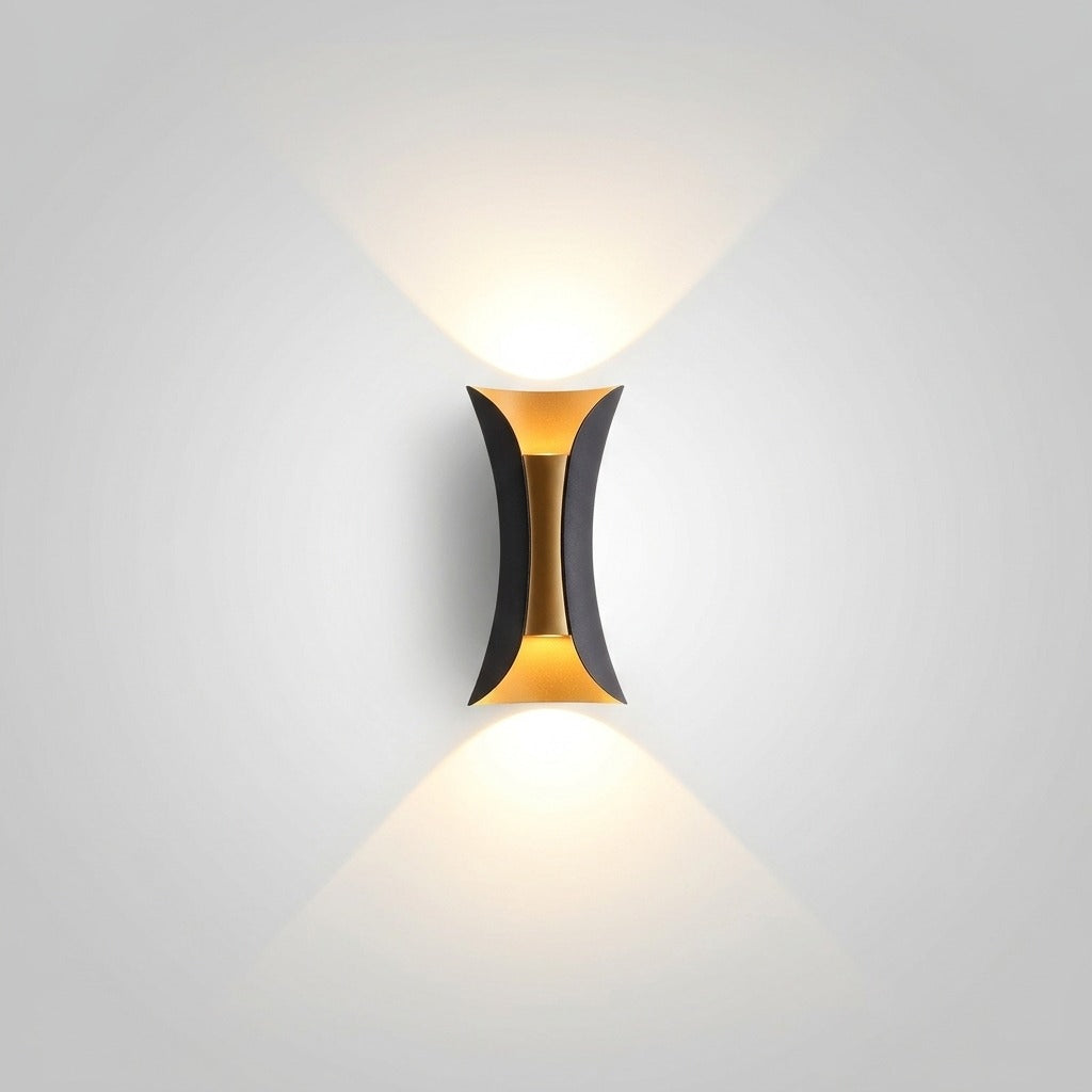 Applique Murale Extérieure LED IP65, Design Simple Moderne Métal, Cour
