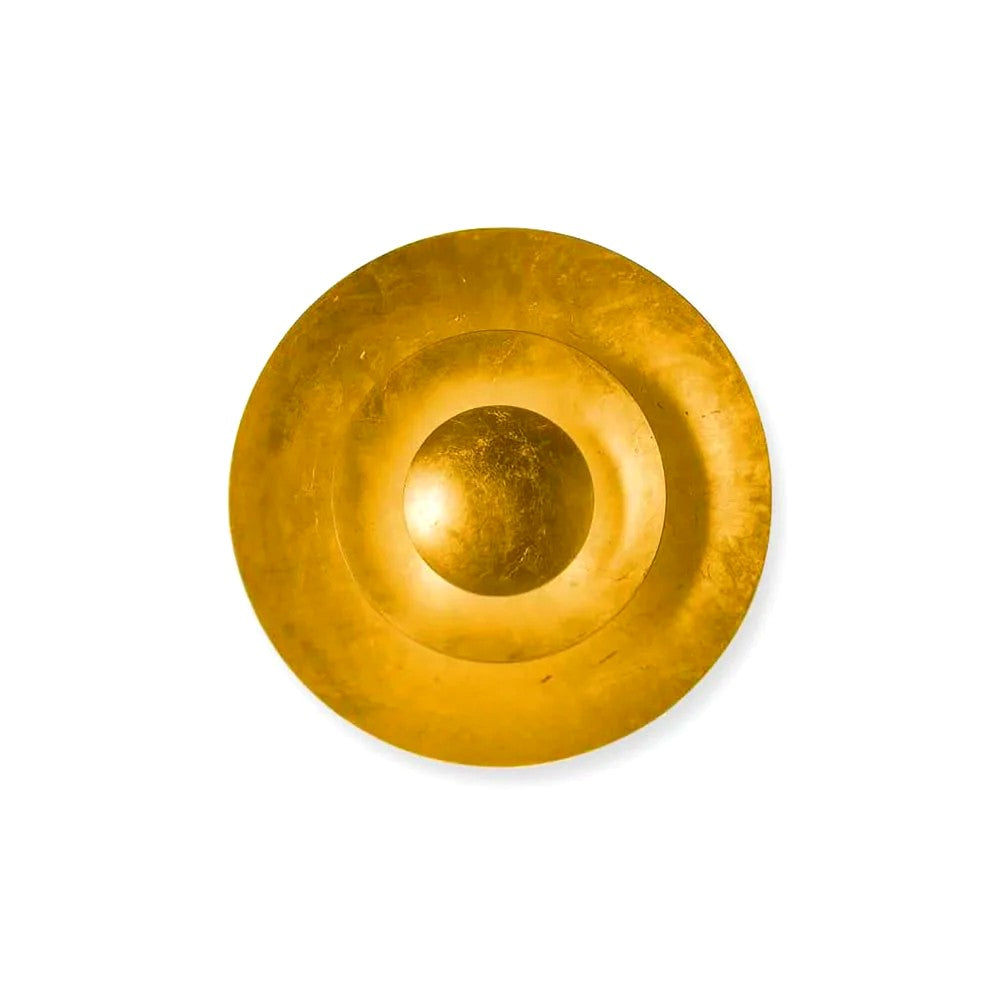 Applique Murale Feuille d'Or Vintage, LED Intégrée Blanc Chaud, Éclat
