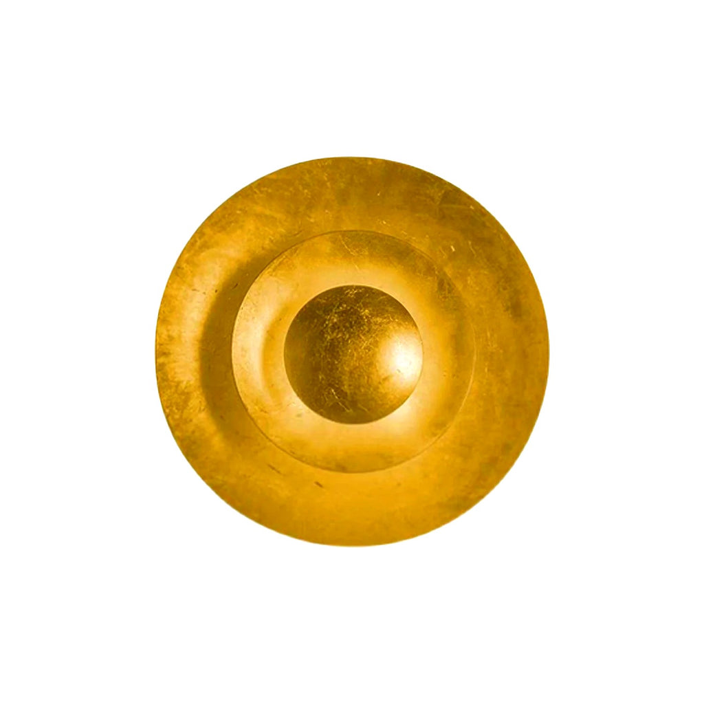 Applique Murale Feuille d'Or Vintage, LED Intégrée Blanc Chaud, Éclat