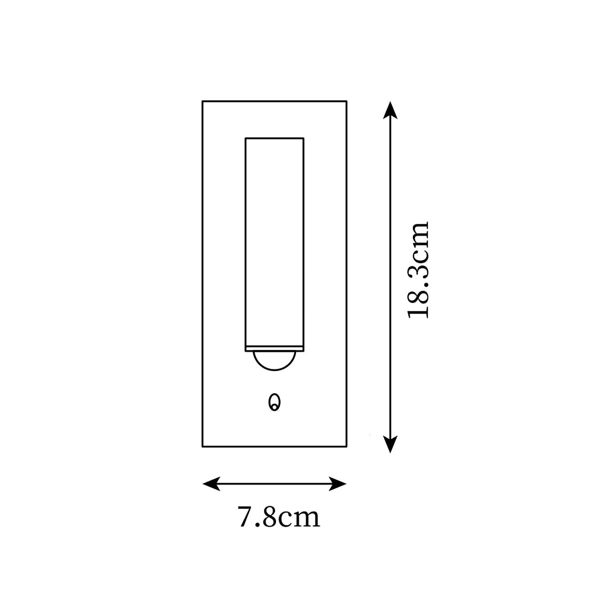 Applique Murale LED Bras Pivotant Réglable, Design Fin Élégant