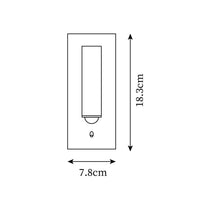 Applique Murale LED Bras Pivotant Réglable, Design Fin Élégant