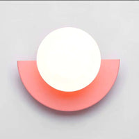 Applique Murale LED Design Fun Coloré, Métal Compact Moderne, Chambre