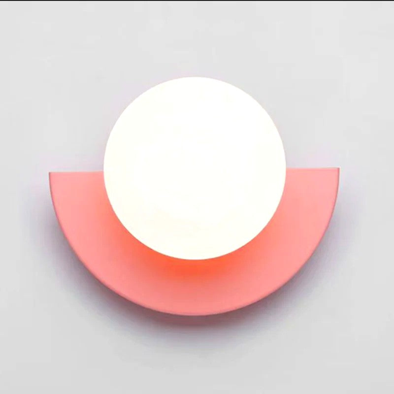 Applique Murale LED Design Fun Coloré, Métal Compact Moderne, Chambre