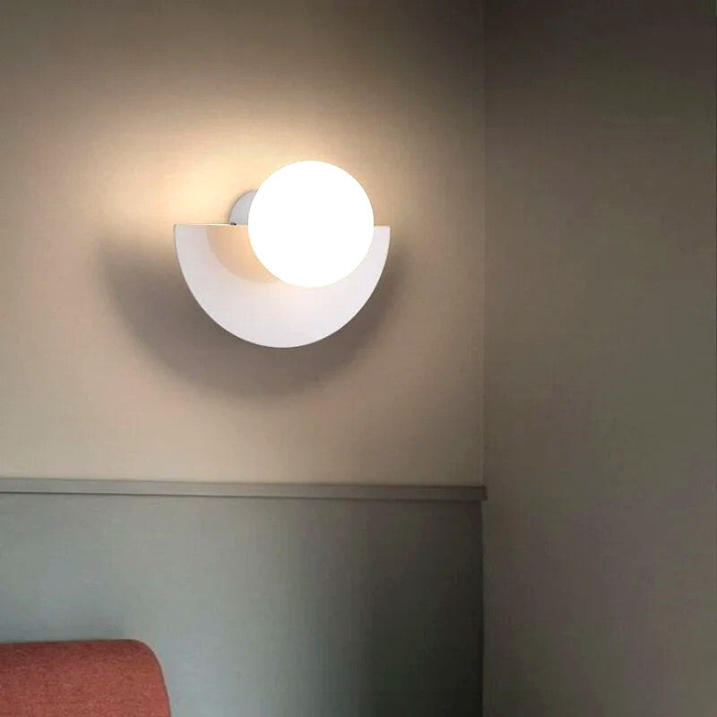 Applique Murale LED Design Fun Coloré, Métal Compact Moderne, Chambre