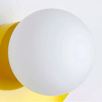 Applique Murale LED Design Fun Coloré, Métal Compact Moderne, Chambre