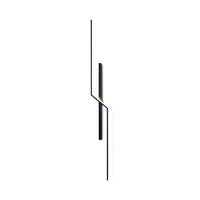 Applique Murale Linéaire Minimaliste, Métal Aluminium LED Intégrée